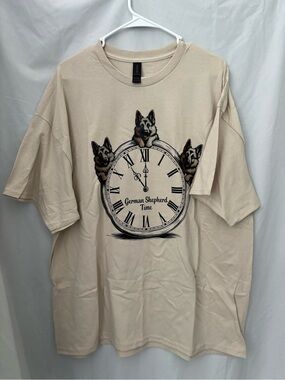 German Shepherd Time Graphic Tshirt